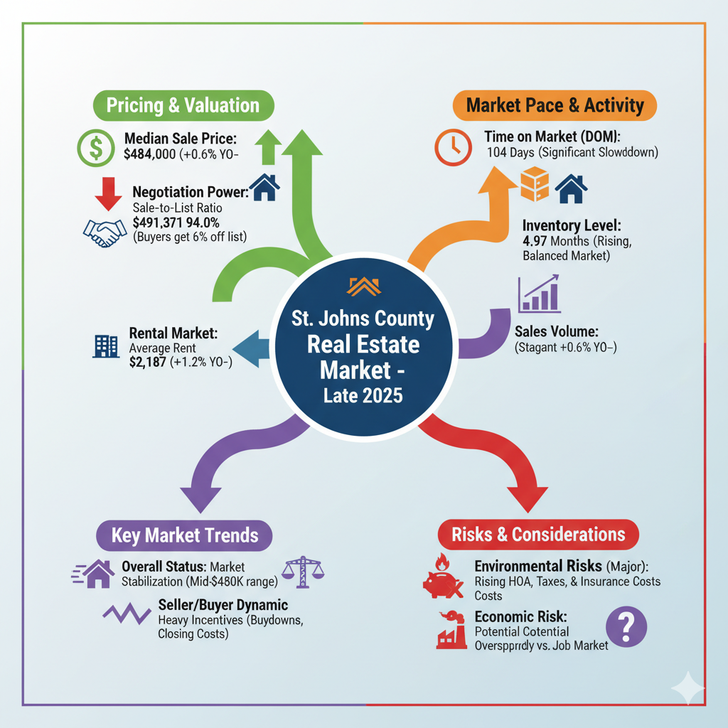 St. Johns County Real Estate Market Mind Map